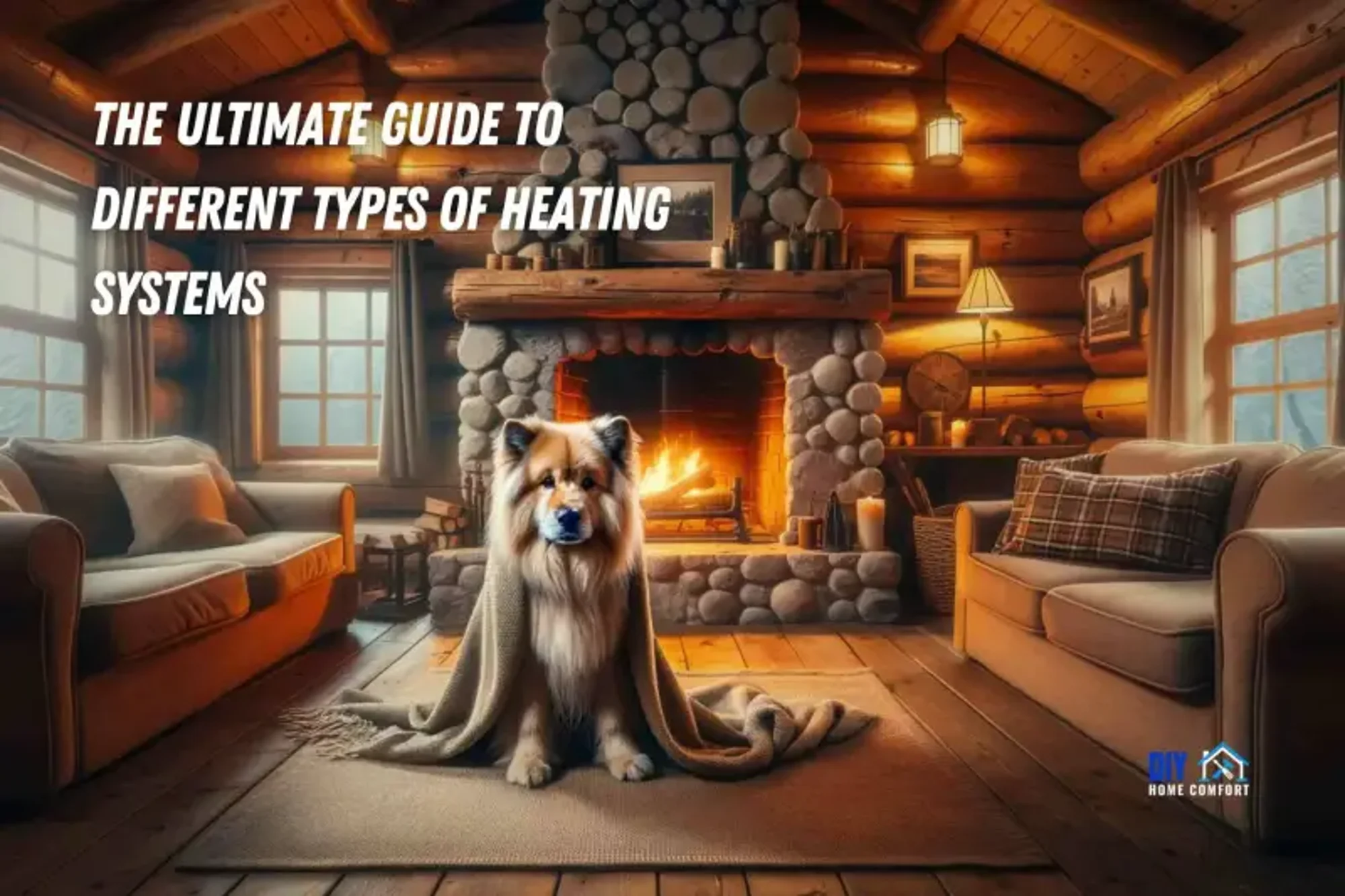High-efficiency furnace installed in a basement utility room